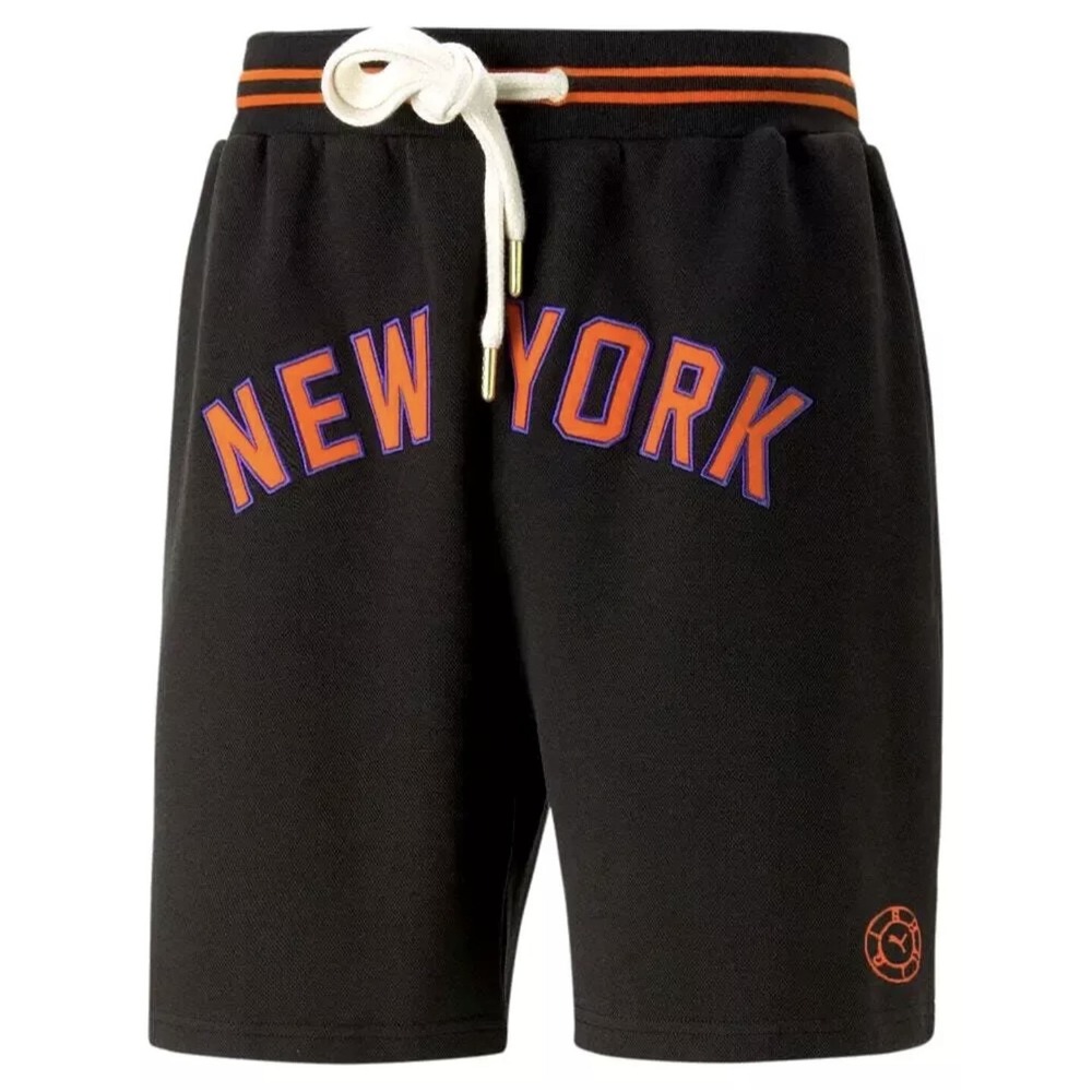 Puma x Rhuigi Men's New York‎ Casual Basketball Shorts Black Large 539496-01 NWT